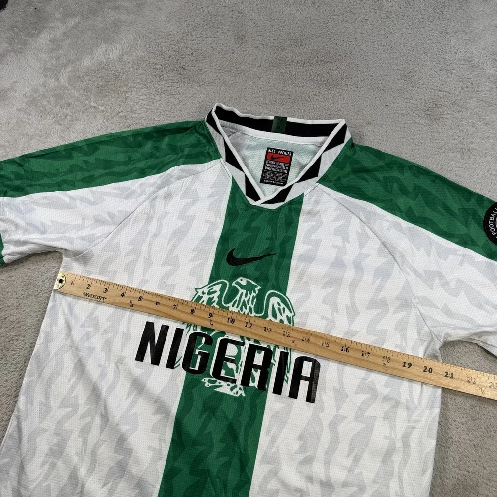 VTG Nike Premier Nigeria Jersey Men Large Football 1996 Retro Soccer Olympic Kit